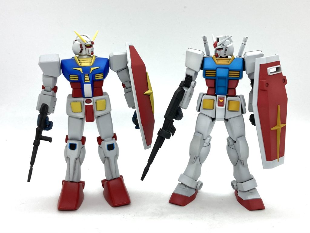 で、誰だよ？※ちなみにFG 1/44 ガンダムがベースになっています…   旧キットが入手できなかったので😩