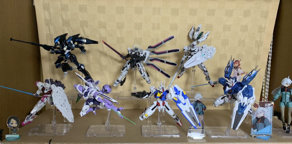 水星シリーズはこれで一旦終了かな...。新商品が発売されたらまた作るかもですが(笑ストーリーもガンプラも楽しませてもらいました。ありがとうございました！