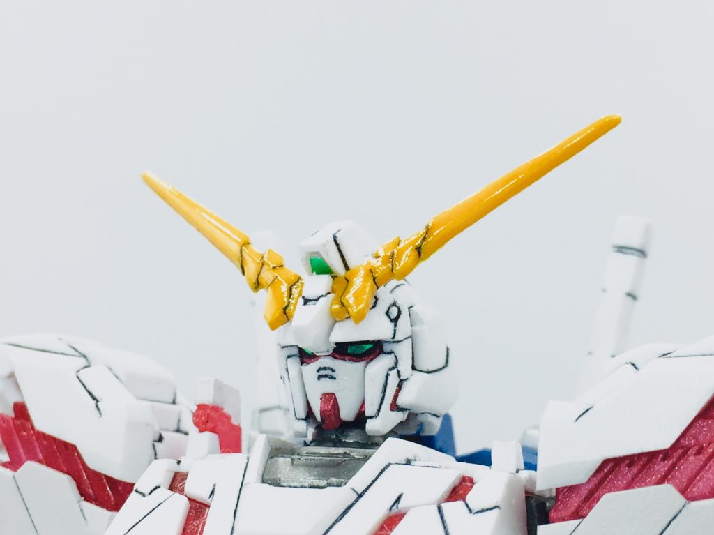 HG 1/144 UC ユニコーン ガンダム RX-0 デストロイモード ガンプラ 完成–4枚目/制作者:kan-o-gunplablog