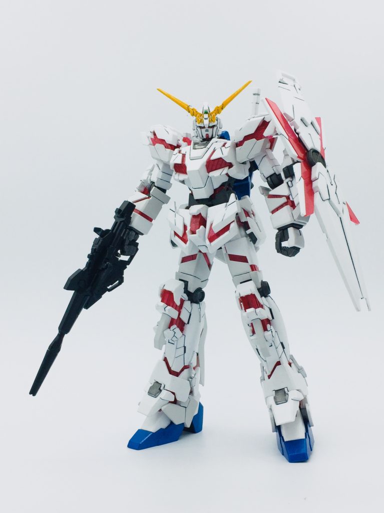 HG 1/144 UC ユニコーン ガンダム RX-0 デストロイモード ガンプラ 完成–2枚目/制作者:kan-o-gunplablog