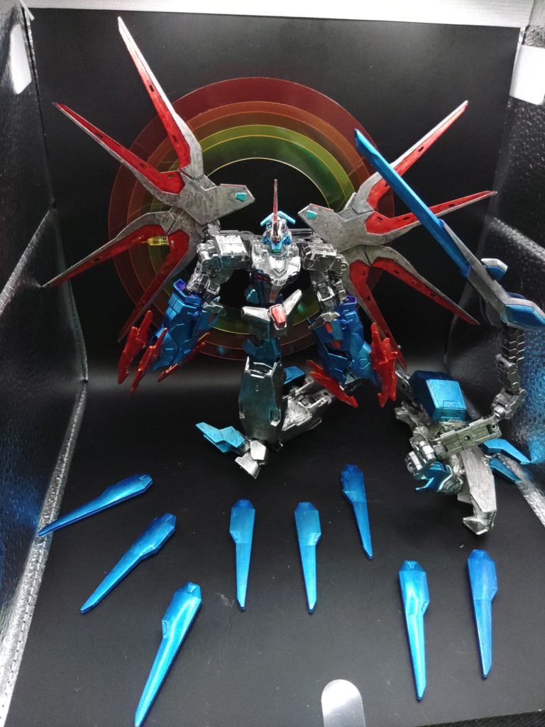 パージギミックはヴァーチェから受け継がれております。パージしたウィングはビットとして機能します。