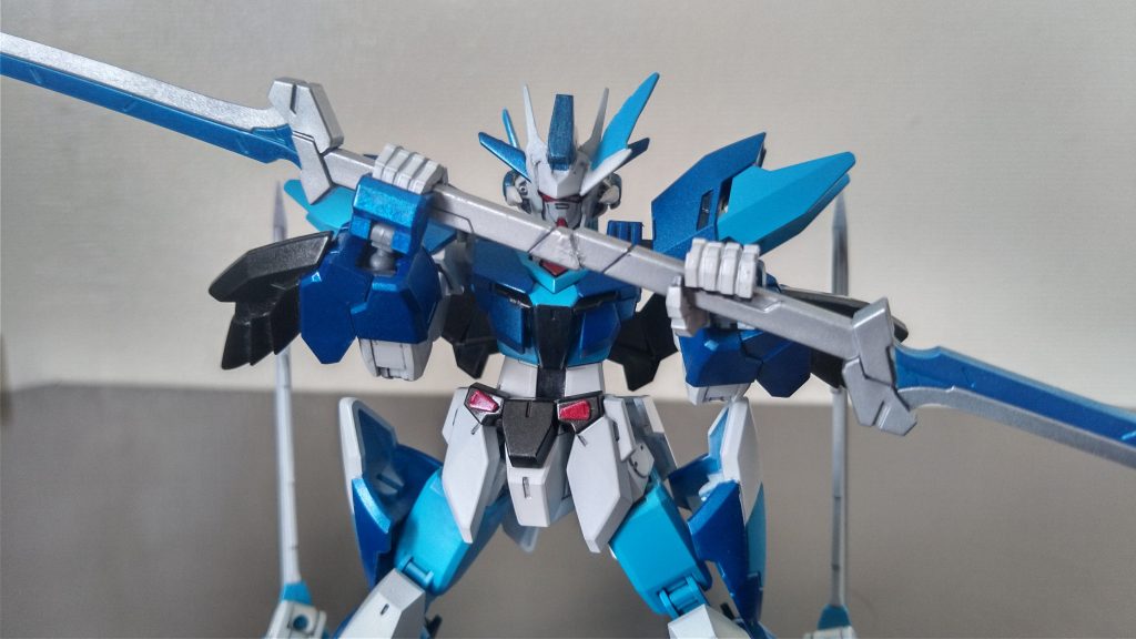 二本の刀を接続して・・・。