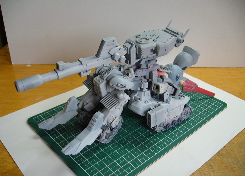 サフ萌えターイム。戦車としては、こーいうカラーもありっちゃアリですよね(´・ω・`)SD世代のド真ん中の僕には、SD可変機といえばGアームズなのですが。共感いただける方は一定数いると思いたい。w相も変わらず乱筆乱文を、最後までご視聴いただいた方へ。誠にありがとうございました(* ̄ー ̄)ゝ