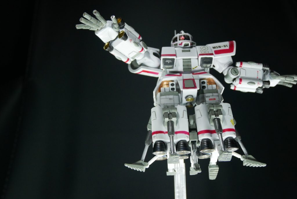 もうしばらくは旧キットはいいと感じました(MSN-01 高速機動型ザク)–7枚目/制作者:suteteko76