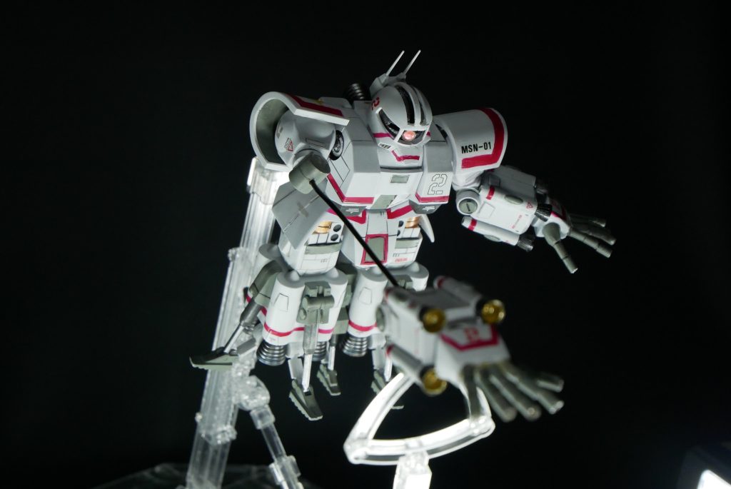 もうしばらくは旧キットはいいと感じました(MSN-01 高速機動型ザク)–9枚目/制作者:suteteko76