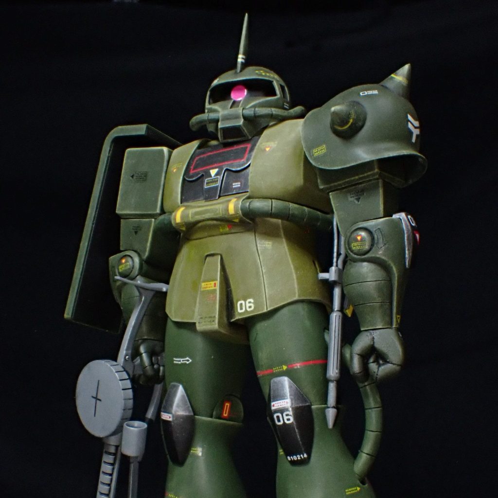 リアルタイプザク 1/100旧キット｜muramuraさんのガンプラ作品｜GUNSTA