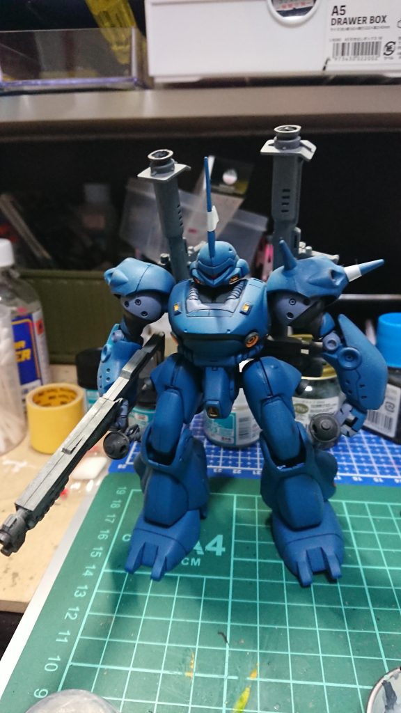 昔の写真ありました。バズーカちゃんと背負ってます。