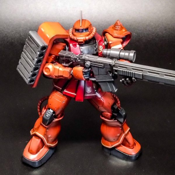 オリジン版シャアザク　無塗装仕上げ