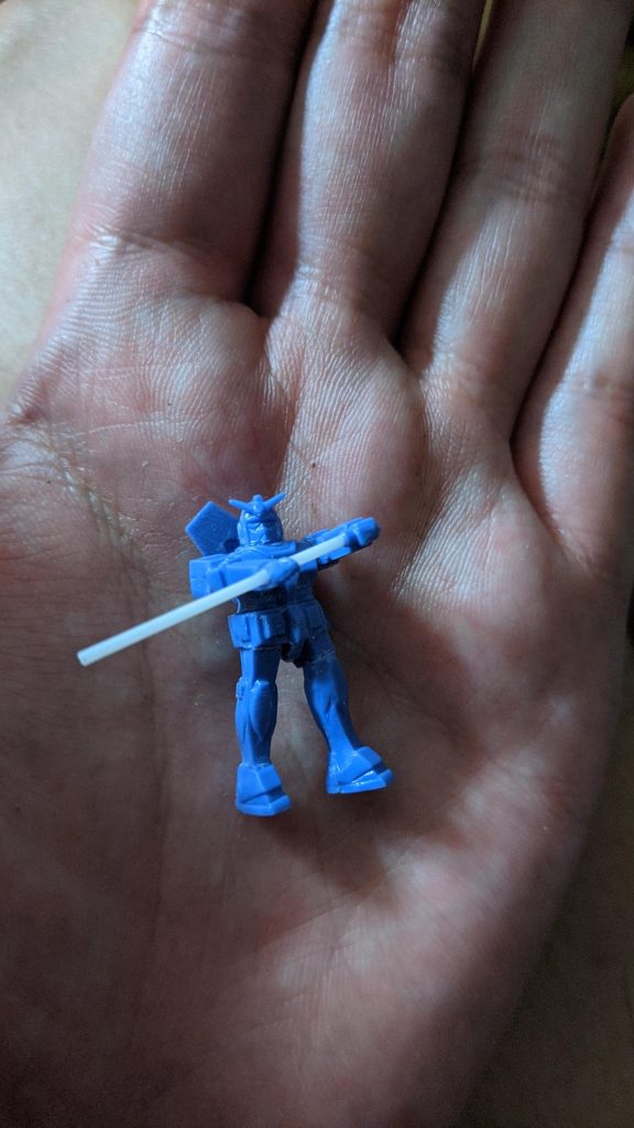 アッザムVSガンダム–4枚目/制作者：福狼。