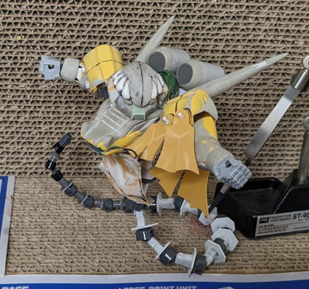 下半身ボツにした芯これに表面つけたら全く動かなかった。