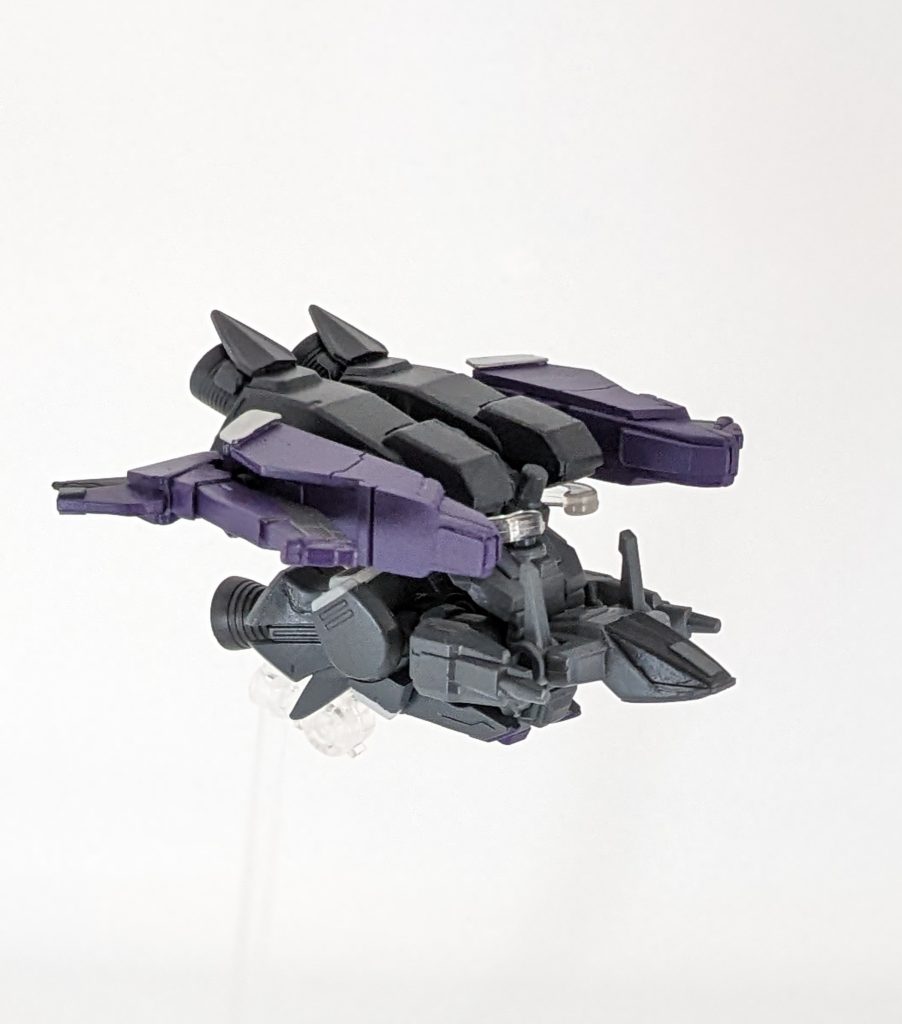 シータベース。本当は機首は付いてないのですが寂しい感じがしたのでGディフェンサーの空飛ぶ棺桶を付けました!合体時はやっぱり外します(笑)