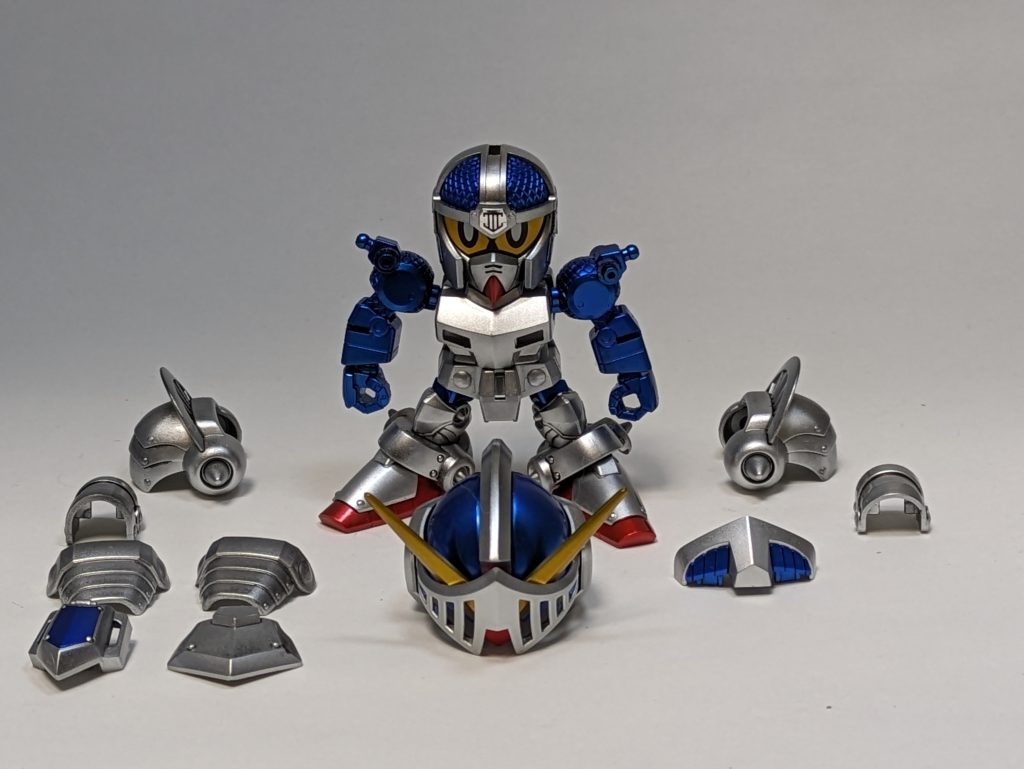 軽装バージョン。後頭部の十字まで塗り分けはしてません。