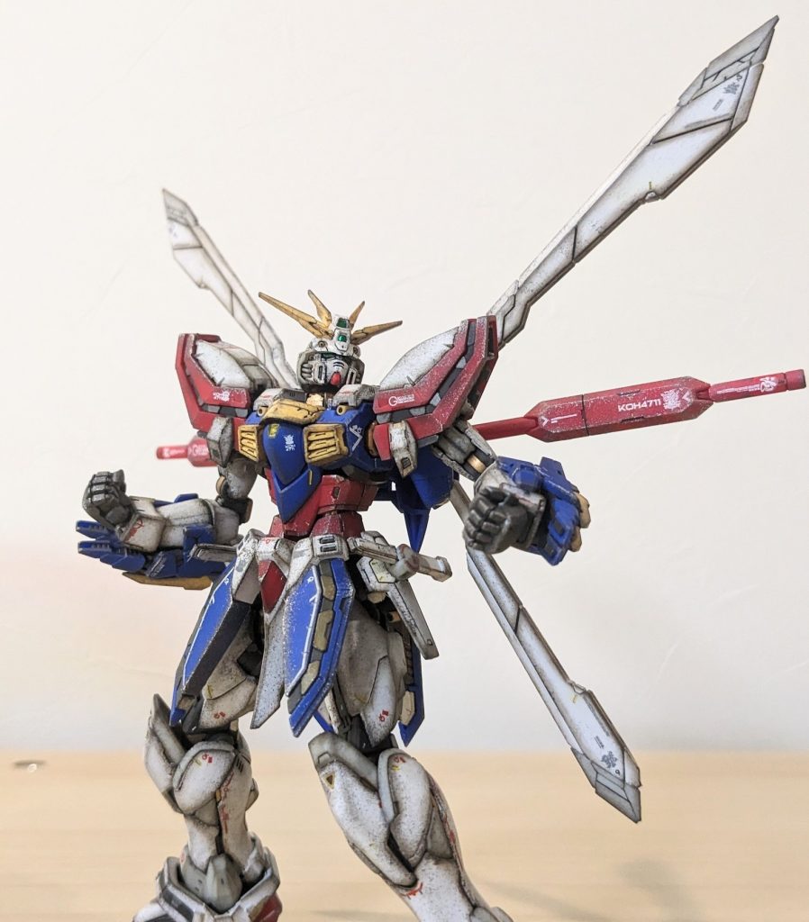 …というわけでアニメ観てた方には馴染み深いポージングでお別れ。画面を見ながら微調整して再現してみましたが…分かりますか？(笑) 最後まで閲覧いただき、ありがとうございます！