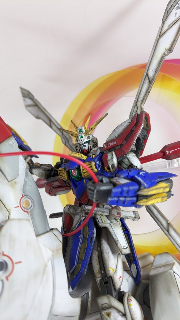 RGゴッドガンダムwith風雲再起–2枚目/制作者：クルフ