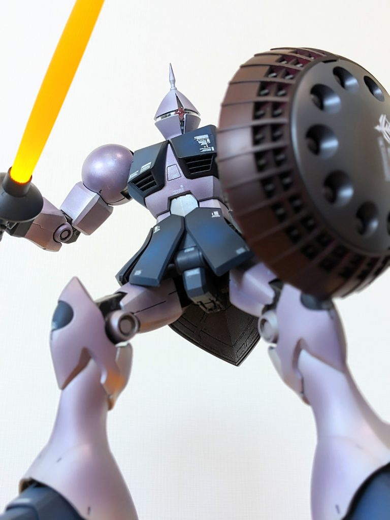 アオリ。マーキングはバンダイキット付属のシールと市販水転写RBデカールを併用しました。