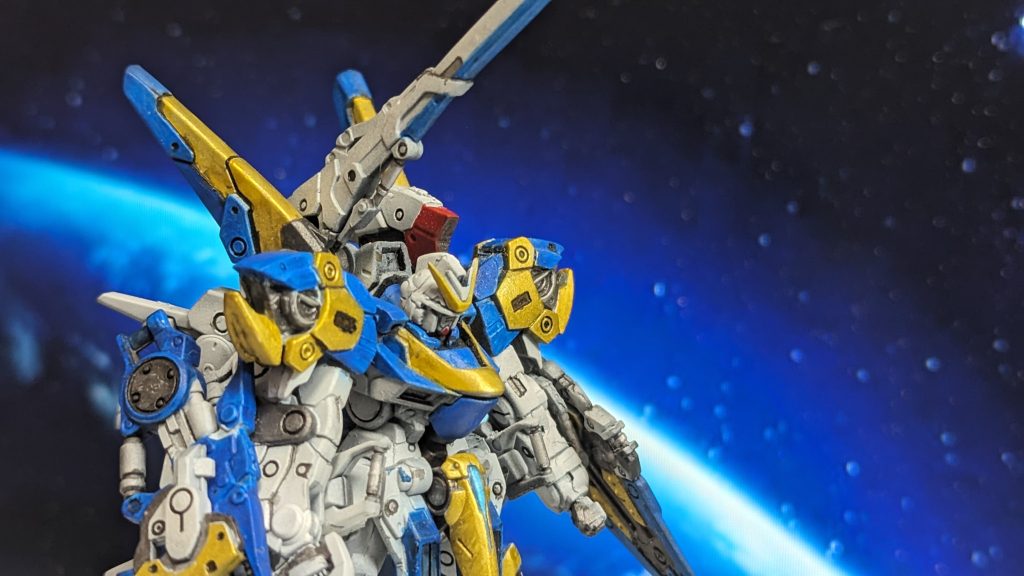 ずっとガンスタアイコンにしているV2です。アーティファクトのサイズで塗装とか正気じゃないと思いつつ塗装しました。最初は、筆塗りしてましたが、途中で断念して上からエアブラシで重ね塗りました。