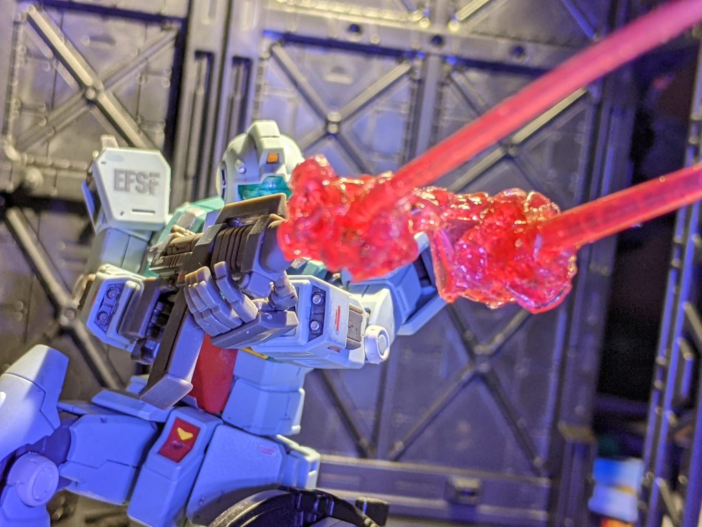 早速撮影開始・ビームスプレーガン（前期型）連射エフェクト見つかりました。ﾔｯﾀｾﾞ