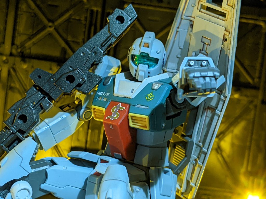 最後は・腕部バルカン砲　撮影終了した瞬間これ。因みに「悲しいけどこれ、戦争なのよね！」って言われました。全治3分です。閲覧頂き、ありがとうございました！