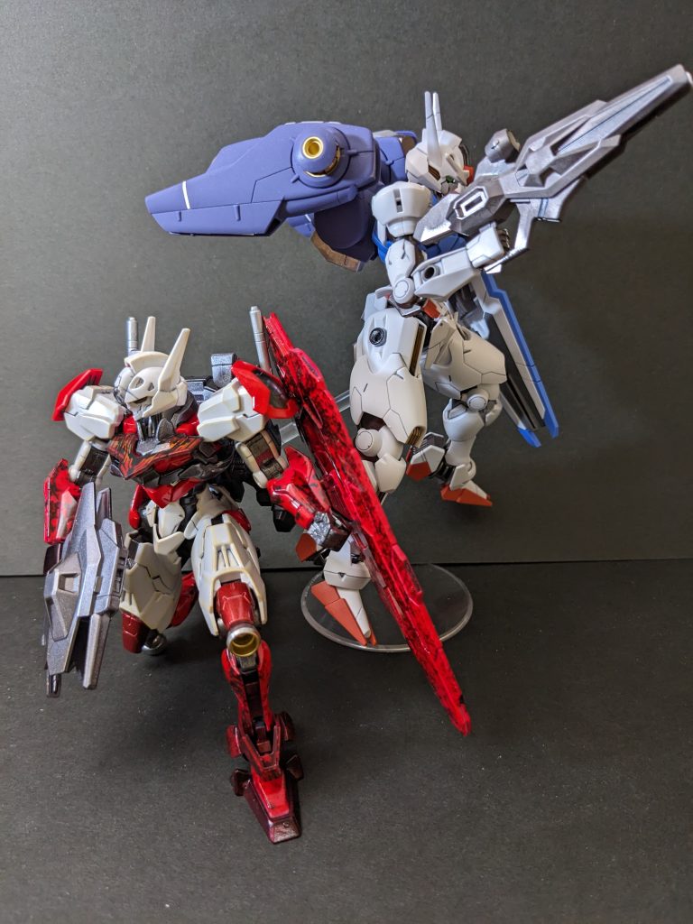 エアリアルと姉妹のツーショット