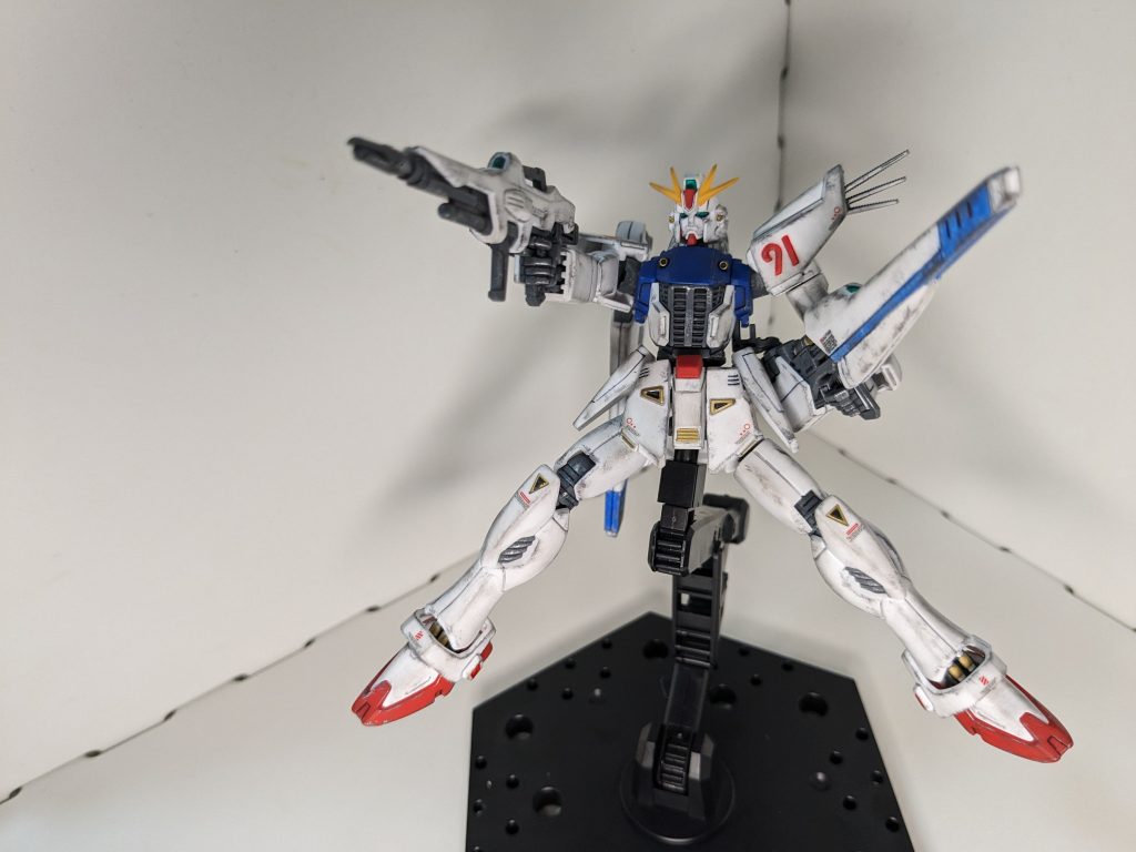 ビームライフルとヴェスパー構え(MEPE)