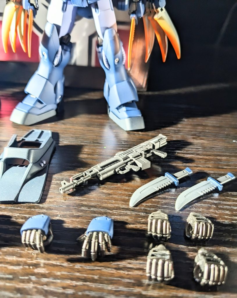 納品前なので。フィン等は外してあります。