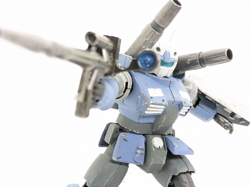 エコプラ版ガンキャノン 最初期型風塗装–3枚目/制作者:@iwashi_pla