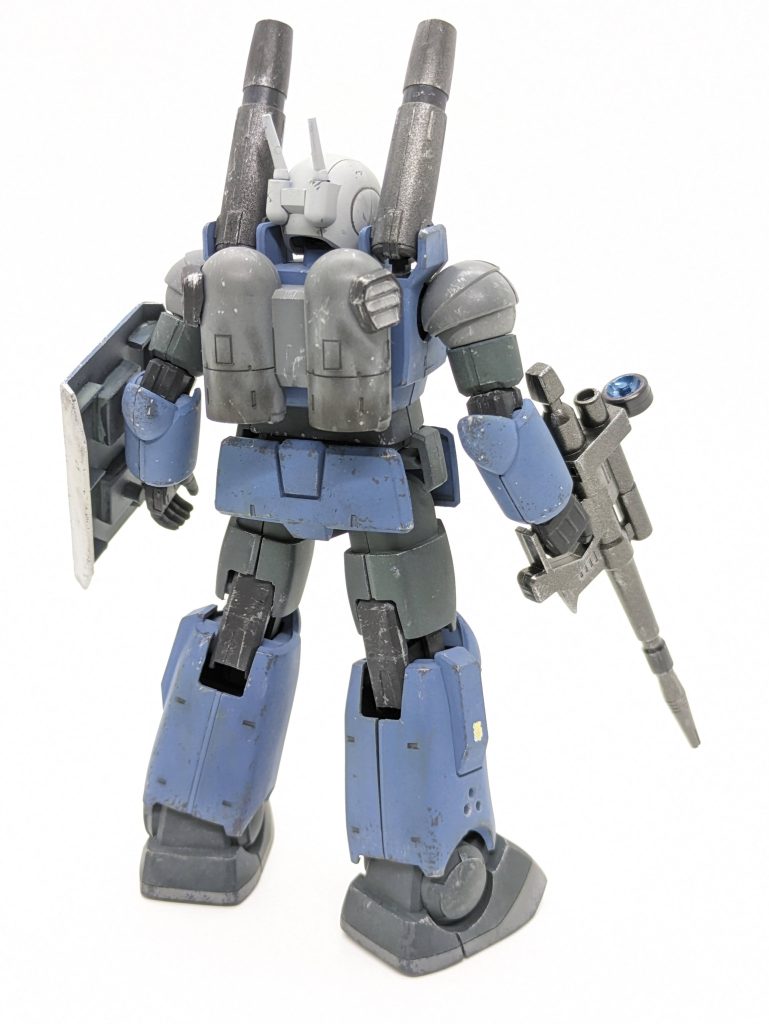 エコプラ版ガンキャノン 最初期型風塗装–6枚目/制作者:@iwashi_pla
