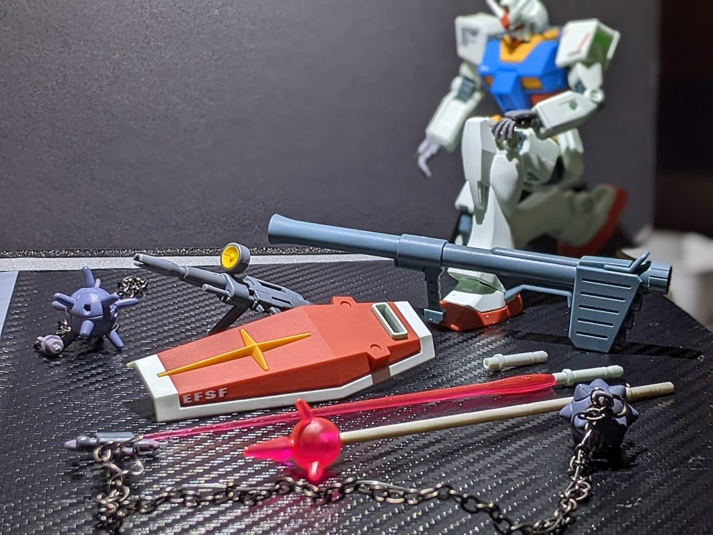 ・ビームライフル・ハイパーバズーカ・ビームサーベル×2/ビームジャベリン・ガンダムハンマー/ハイパーハンマー・シールド