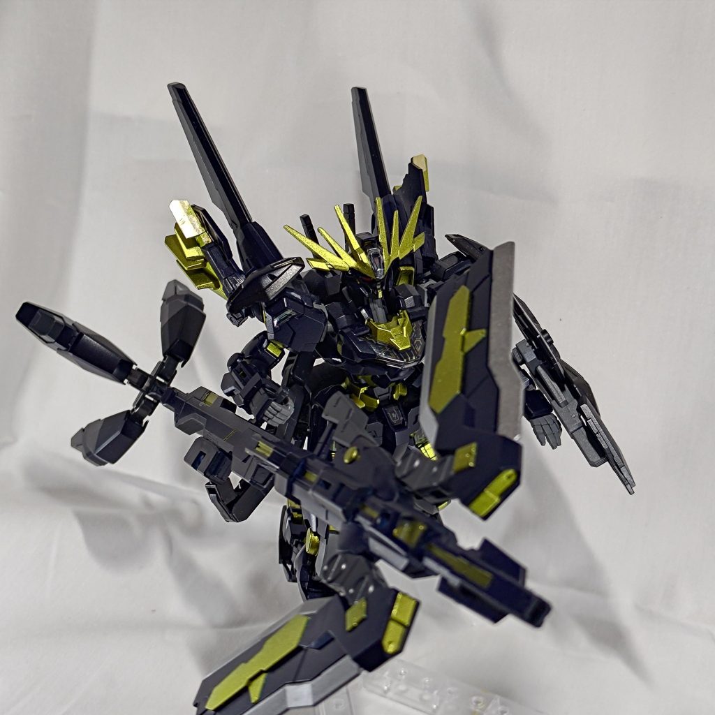 ライフルモード刃を折り畳みライフルモードに変形