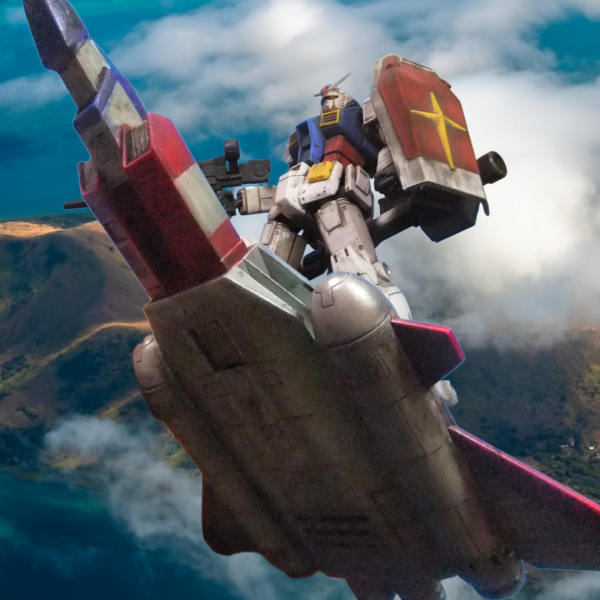 今回のメインは珍しく？ジ・オリジン　ガンダム（主役機）です😅　周りは旧キットで固めていますのでよろしくお願いします😁