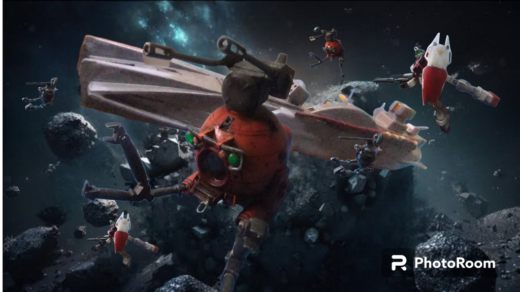 今回のメインは珍しく？ジ・オリジン　ガンダム（主役機）です😅　周りは旧キットで固めていますのでよろしくお願いします😁–3枚目/制作者：gtarou