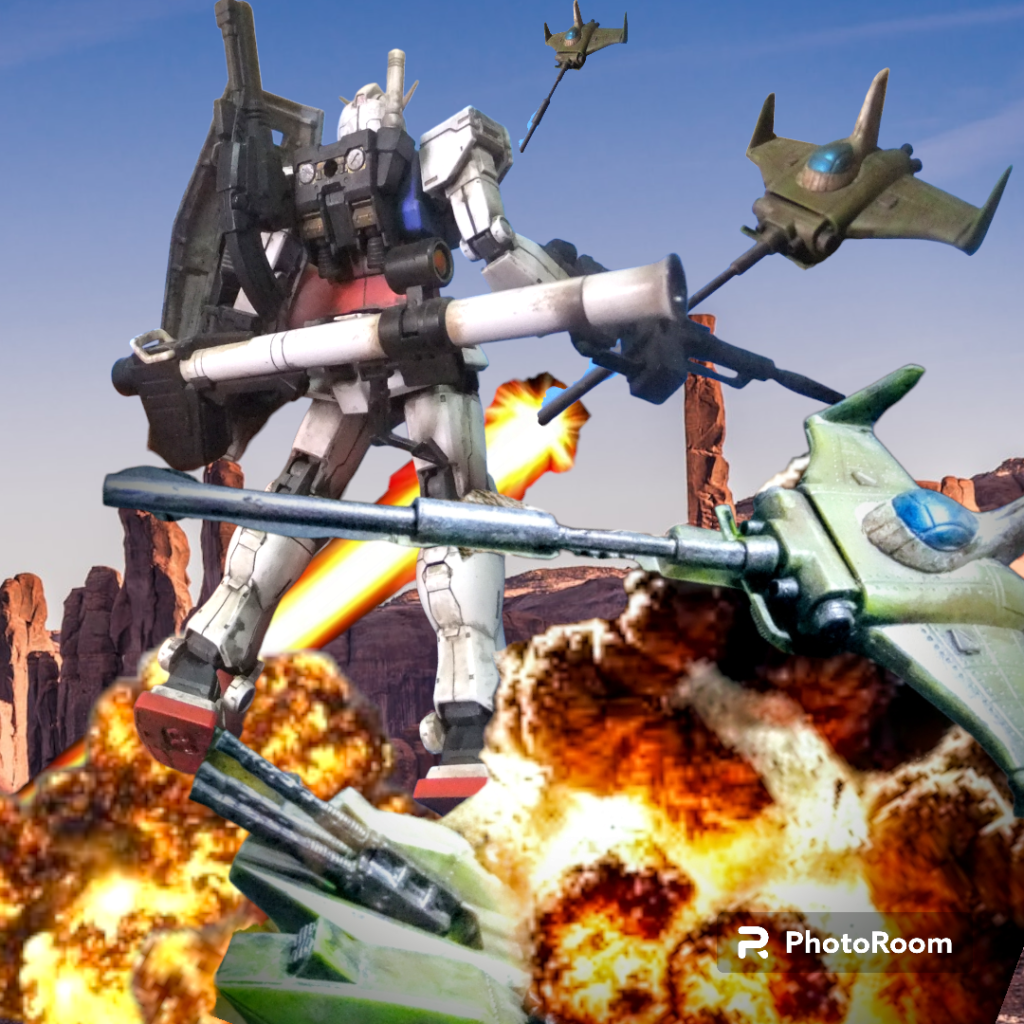 アムロがマゼラアタックの群れに突撃して無双するシーンデス😁