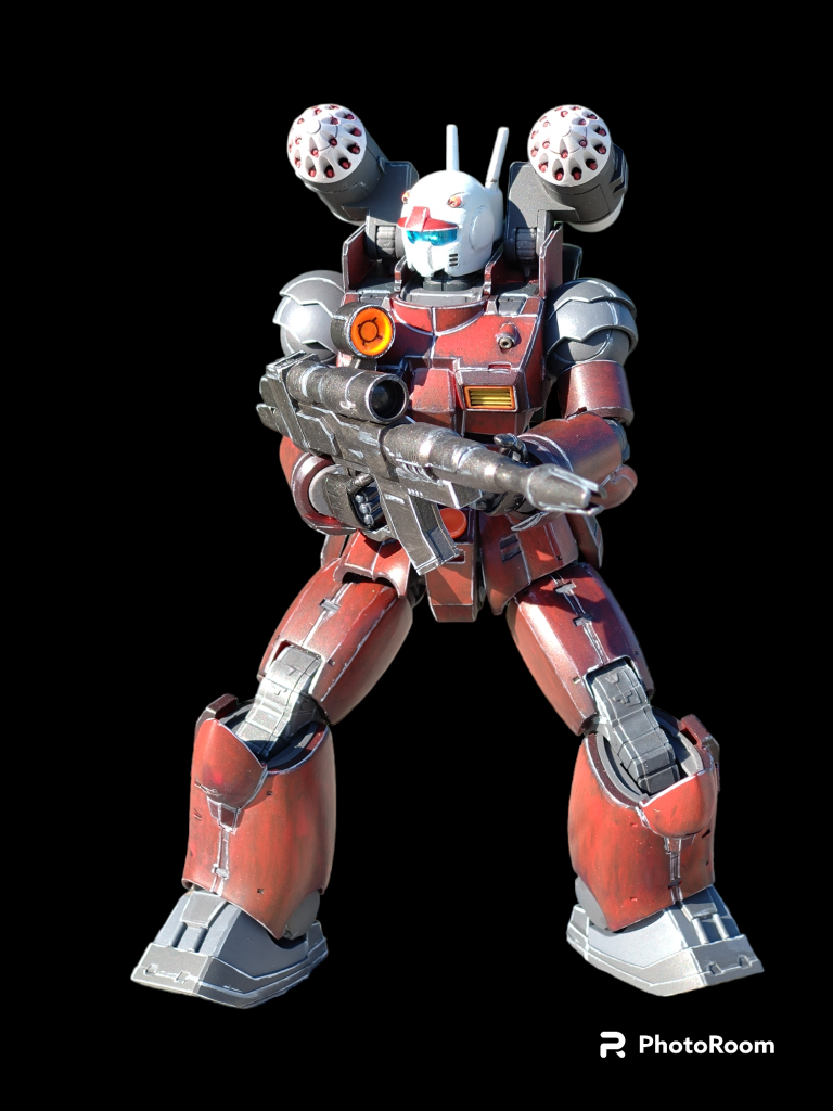 スプレーミサイルランチャー装備。コレは良いのが撮れたかも。キャノンじゃないけど。