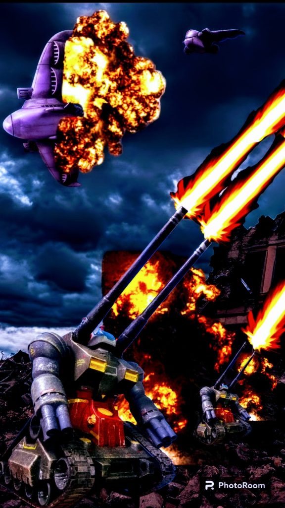 小学生の高学年の時に作った旧キットのガンタンク!注意書き(当時の表現デス😁)をフリーハンドで描き込み?ソレのあら隠しにタミヤエナメルのフラットブラックでウォッシング&同じくタミヤエナメルのバフでドライブラシを行なっています😁最後迄お付き合い頂きましてありがとうございました😁