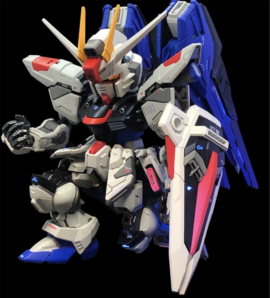 膝立ちも決まり、よく動きます。