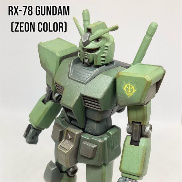 ガンダム　ジオン鹵獲カラー(モデラーマーカー使用)