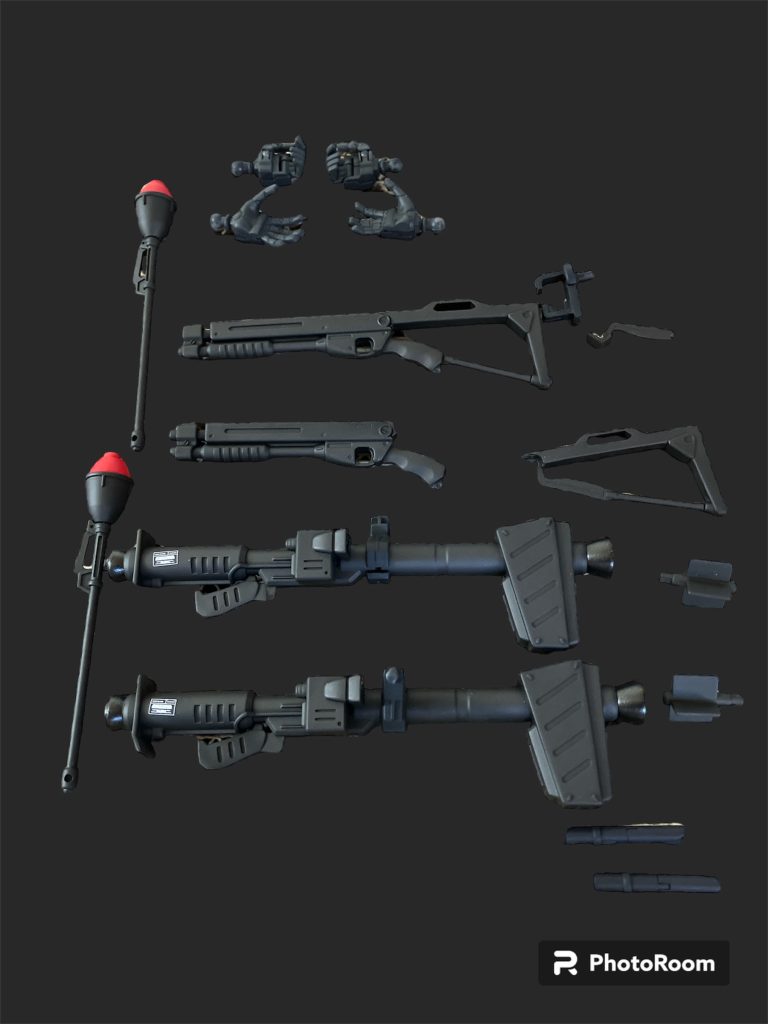 豊富な武器です