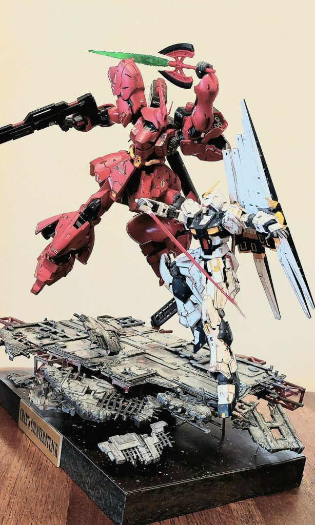 逆襲のシャア　RGニューガンダム、サザビー–4枚目/制作者：ハヤト