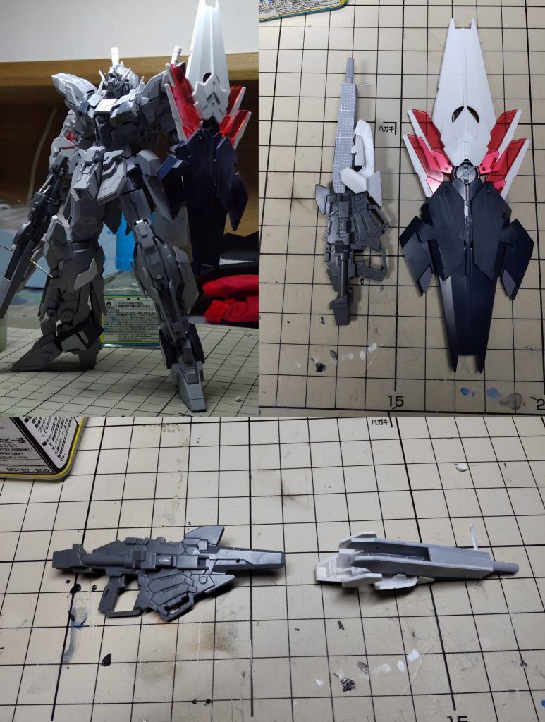 9ヶ月放置して武装が大体作り終えた頃ここからさらにスジボリ等行っていきました
