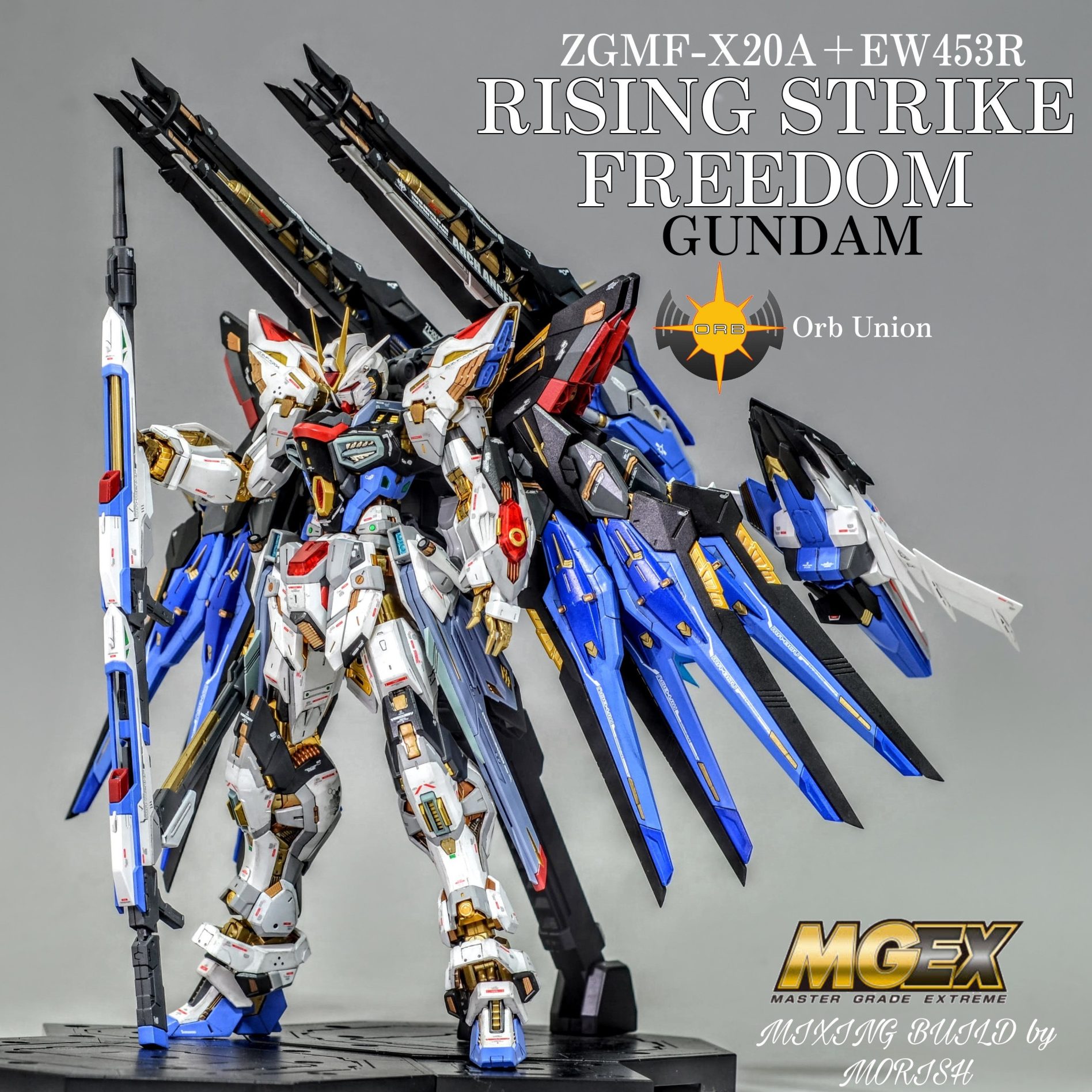 RISING STRIKE FREEDOM｜morish／もりっシュさんのガンプラ作品｜GUNSTA（ガンスタ）