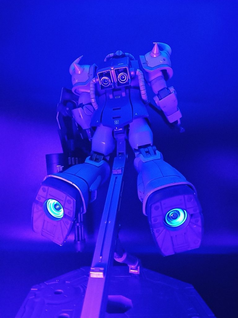 MG グフカスタム 全塗装–4枚目/制作者：バナナ🍌