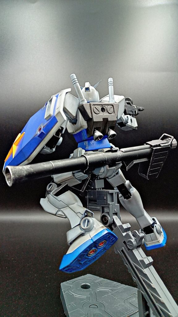 バズーカ背負ってる後ろ姿もとても気に入ってます♪バーニアはメッキ調にしました！ 