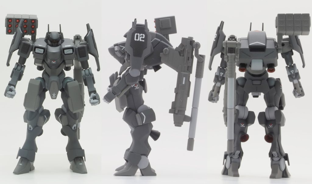 背部のバーニアは円錐形のものに変更している。