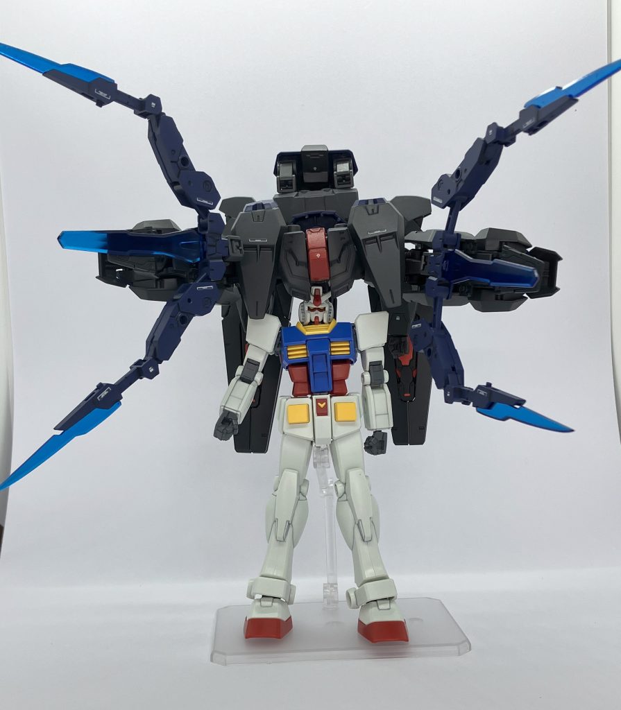 背中に標準的な2穴付きキットならば…