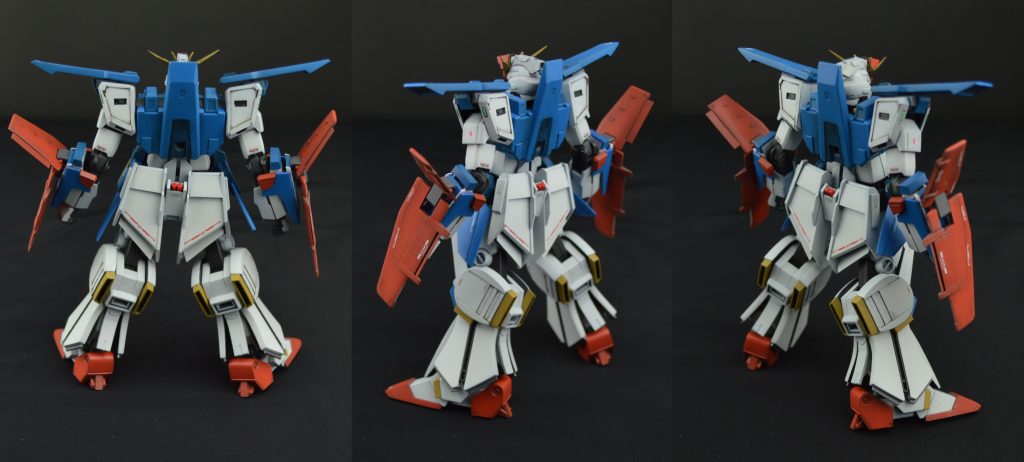 お尻が寂しいのでZのようなイメージのパーツをスクラッチしました。