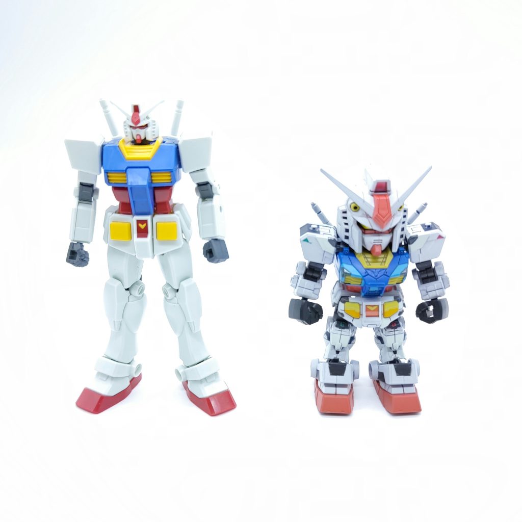 オマケEGガンダムとの比較。