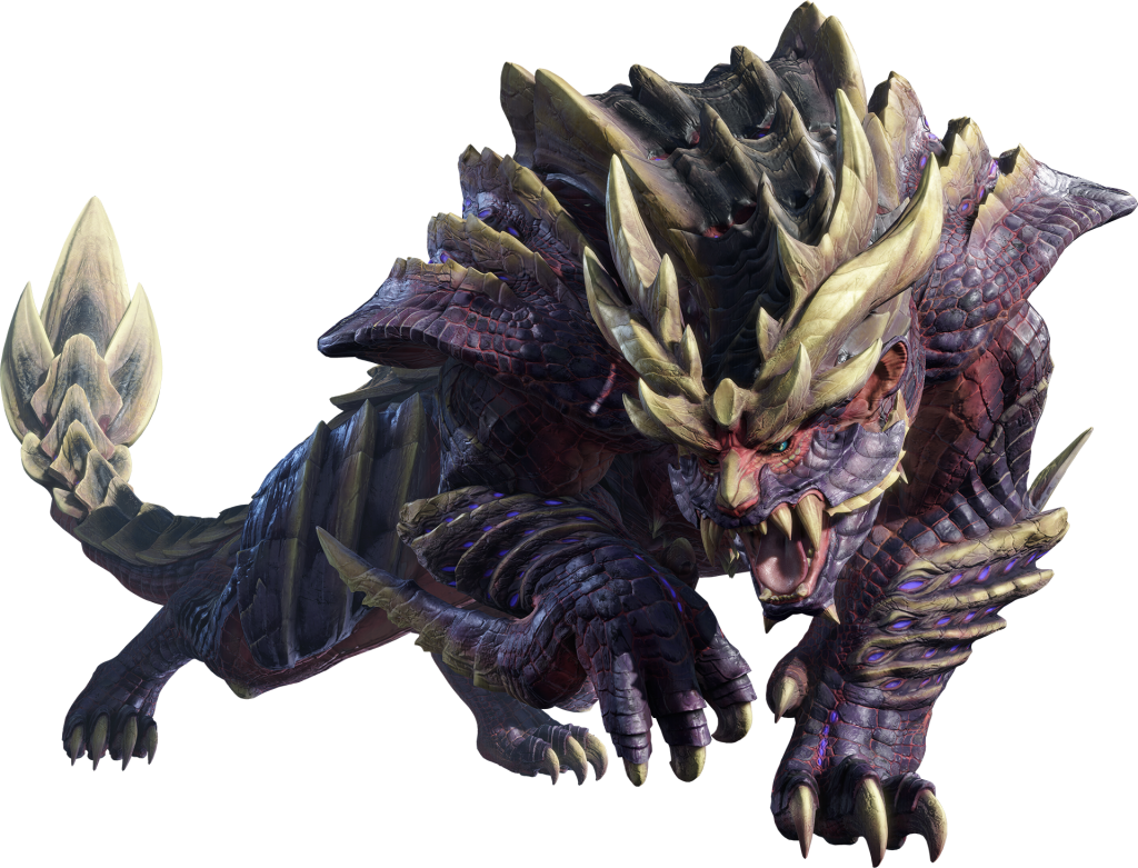 これがモンハンライズのマガイマガドですマガイマガドは怨虎竜と言われるらしいです