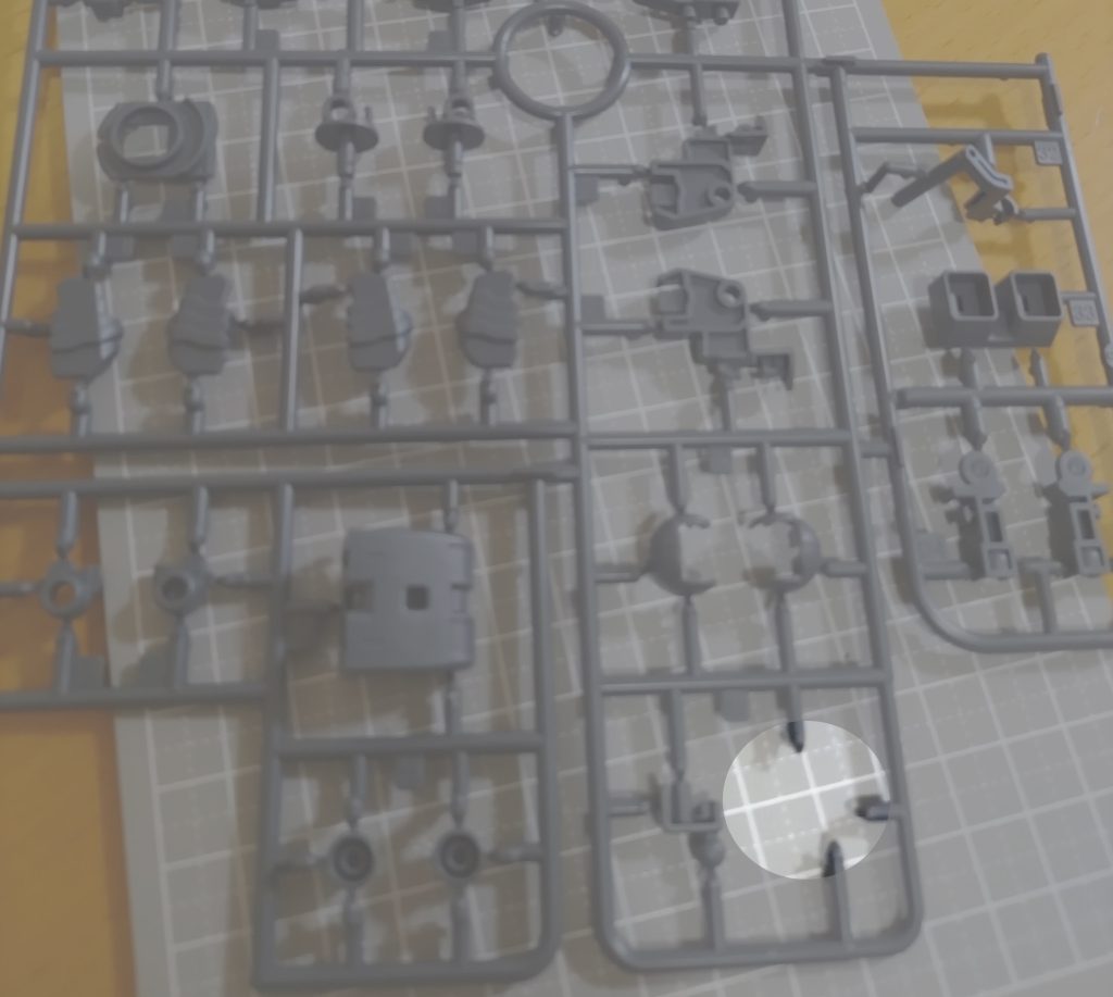 (回想シーン)初めてのガンプラ 1/144を開封したときのイメージ。