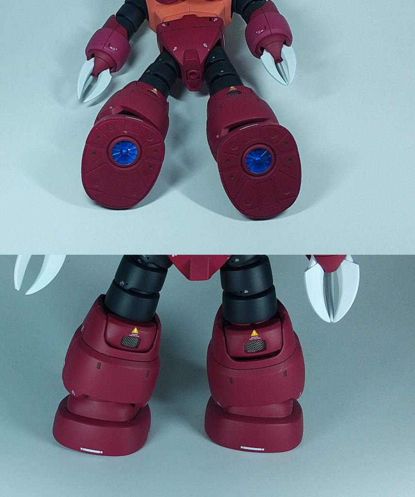 ・バーニア内部をクリアブルーで塗分け・開口してメッシュプレート取付