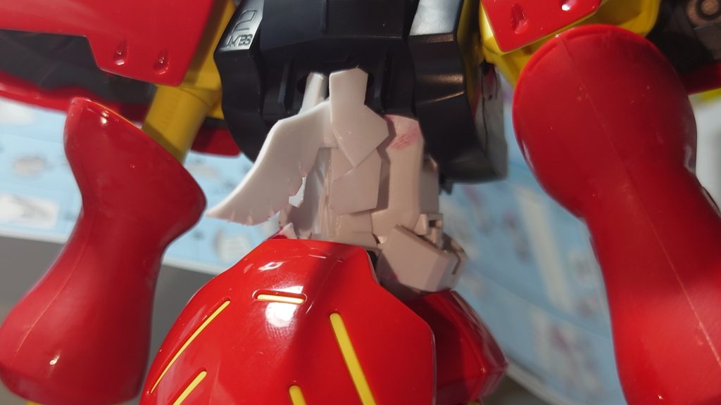 大きく形を変えたのは頭、腰、踵の3ヶ所くらいです。